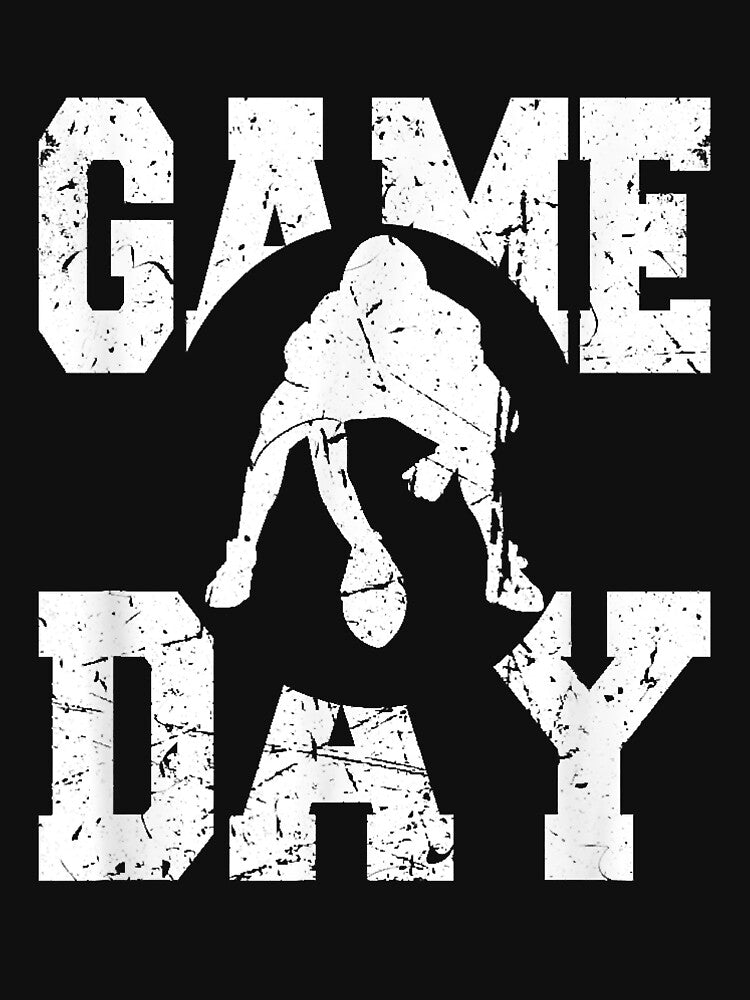 Vintage Football Game Day Footballer by CristonIrving