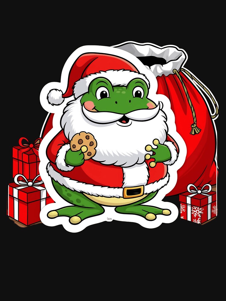 Santa Frog - Festive Christmas Frog Design by haitrieuic96