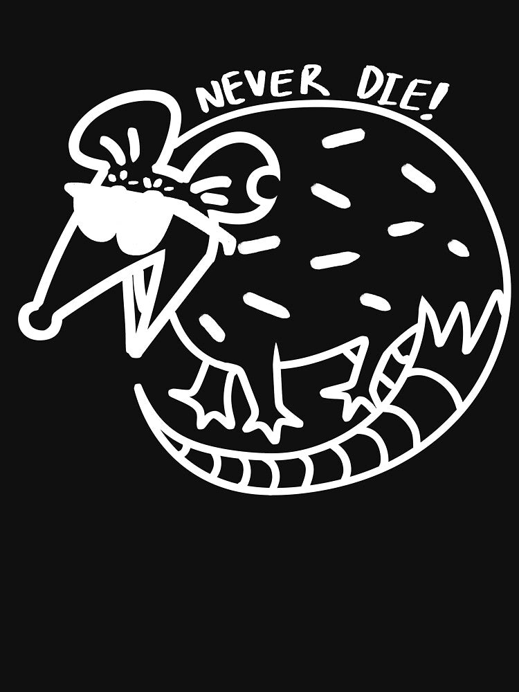 Never die possum BW by Dylans--designs