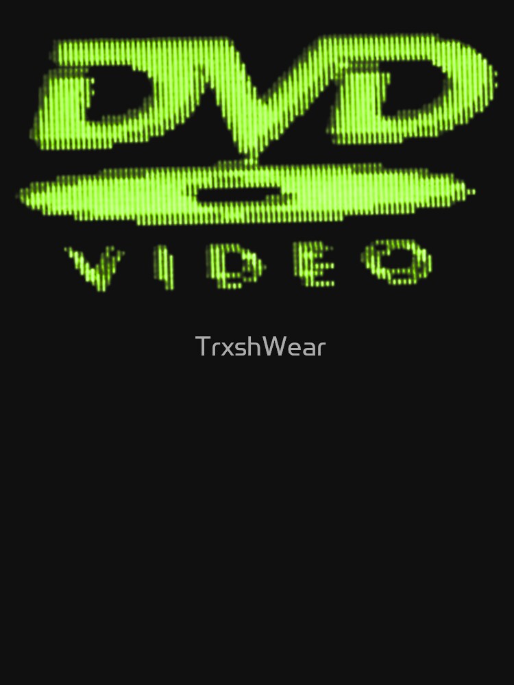 Green Retro DVD Video Logo Y2K Aesthetic 2000s Nostalgia Tech by TrxshWear
