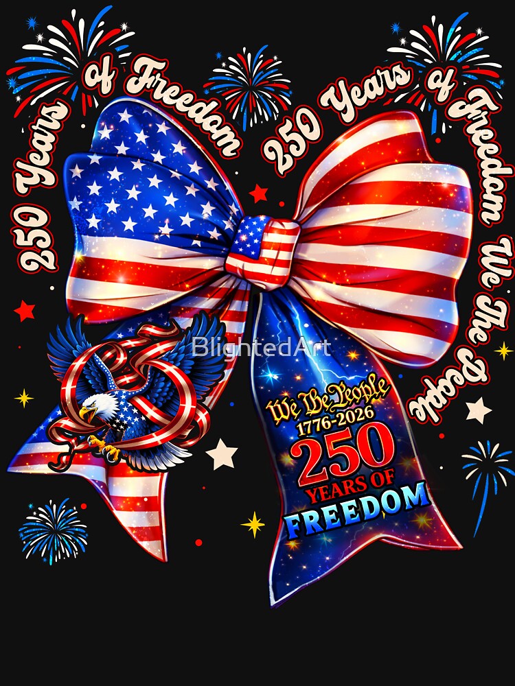 America 250 Years of Freedom Coquette Bow by BlightedArt
