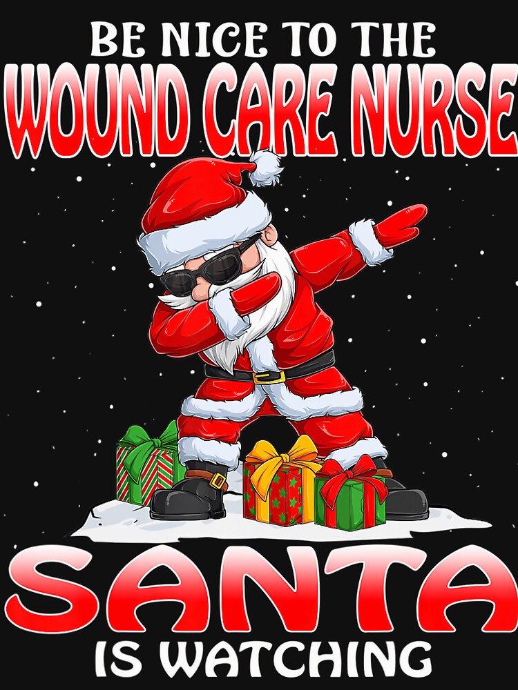 is Retro Christmas Classic Santa Nurse Nice Vintage Be The To Nurse Watching by FrankyTepper