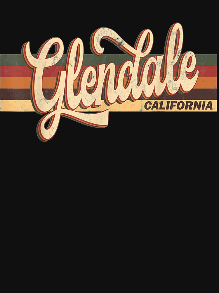 Vintage 80s 70s Glendale Retro Glendale California by christinero2