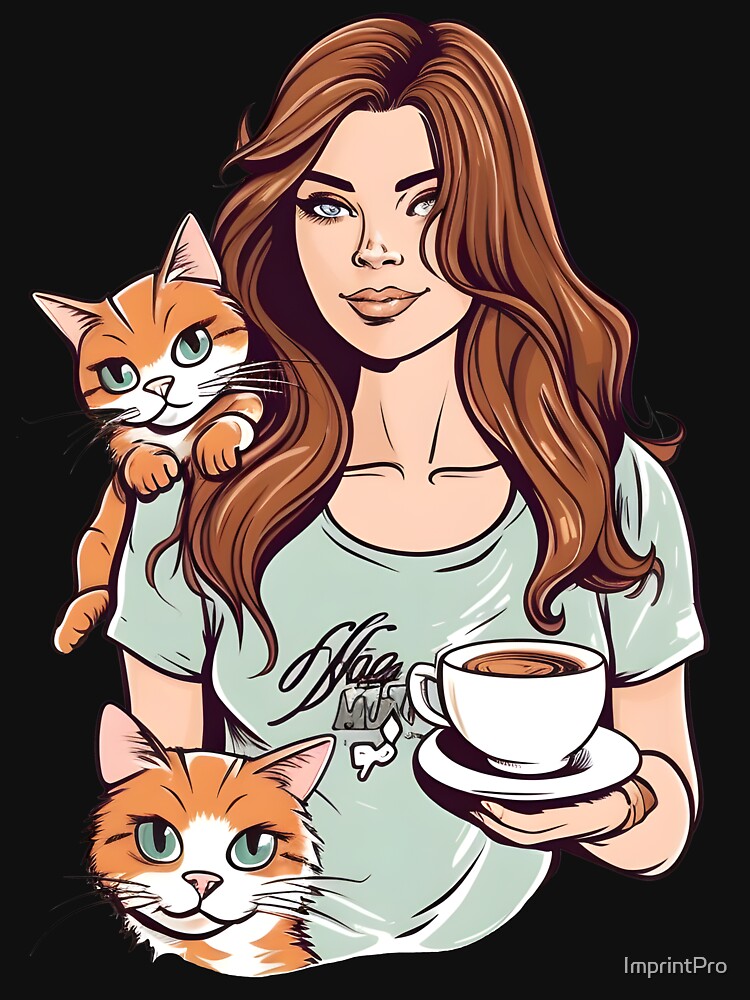 Cat Mother Coffee Lover  #9 by ImprintPro