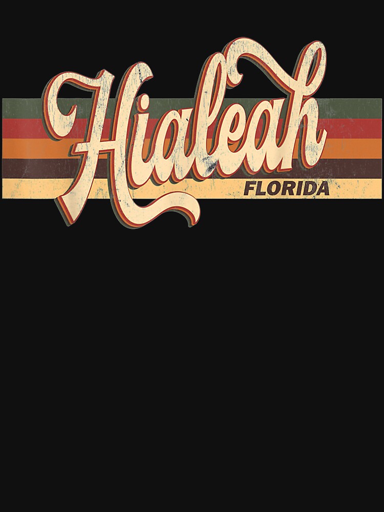 Vintage 80s 70s Hialeah Retro Florida by manidala