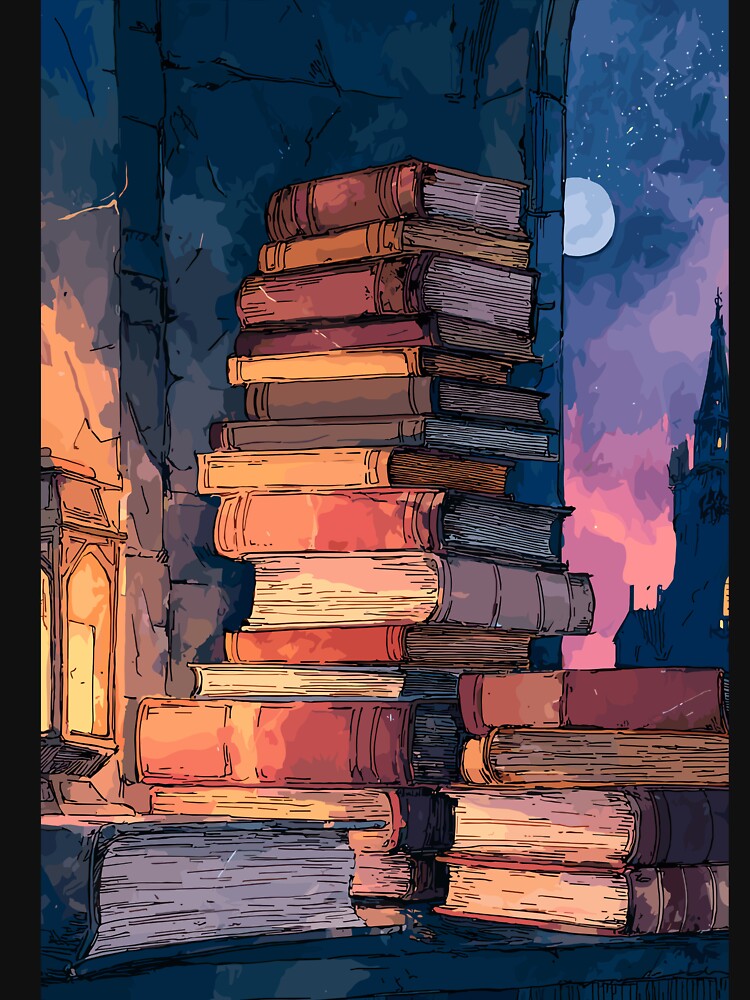 Scholar's Collection Old Tomes Light Academia by bapupa