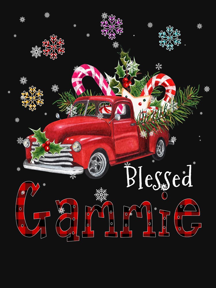 Blessed Gammie Christmas Red Truck Gift For Grandma by ainegonza