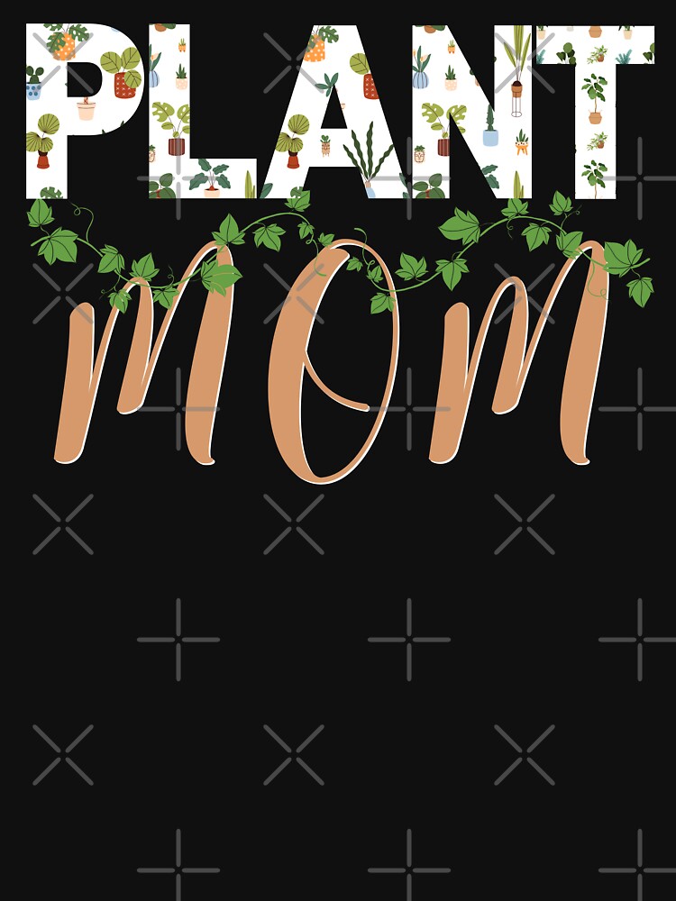 Plant Mom, Lady, Mama  - Houseplant Lover - Light Brown Colorway by emoney14