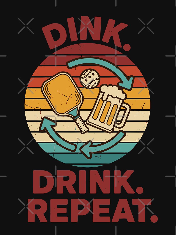 Pickleball Funny Player Pickle Ball Dink Drink by LuminOrb