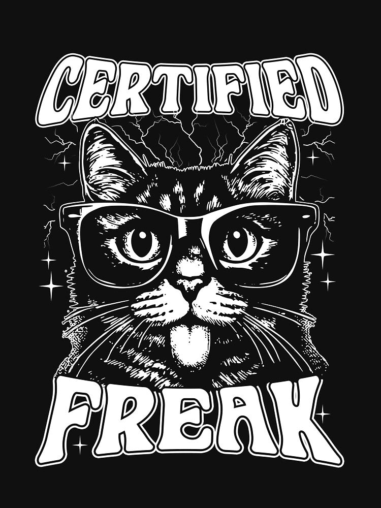 Cat Meme Certified Freak by kashiart