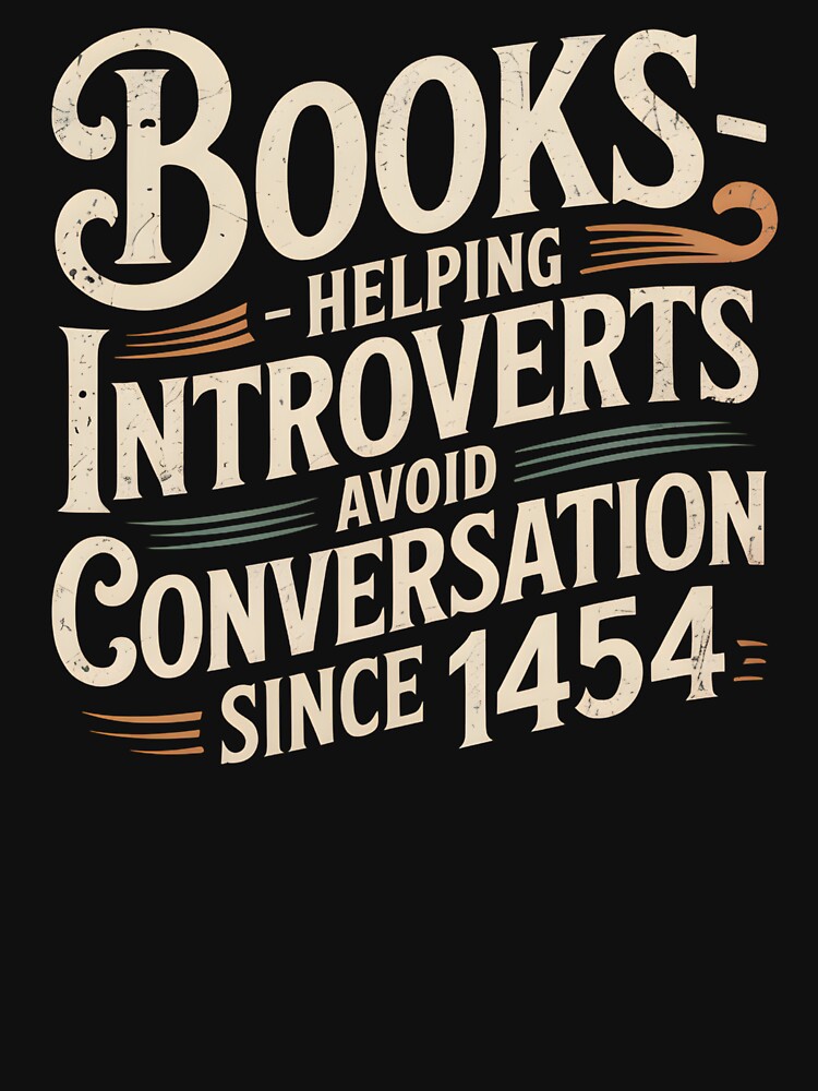 Books Helping Introverts Avoid Conversation Funny Reading Quote by VinsendDraconi