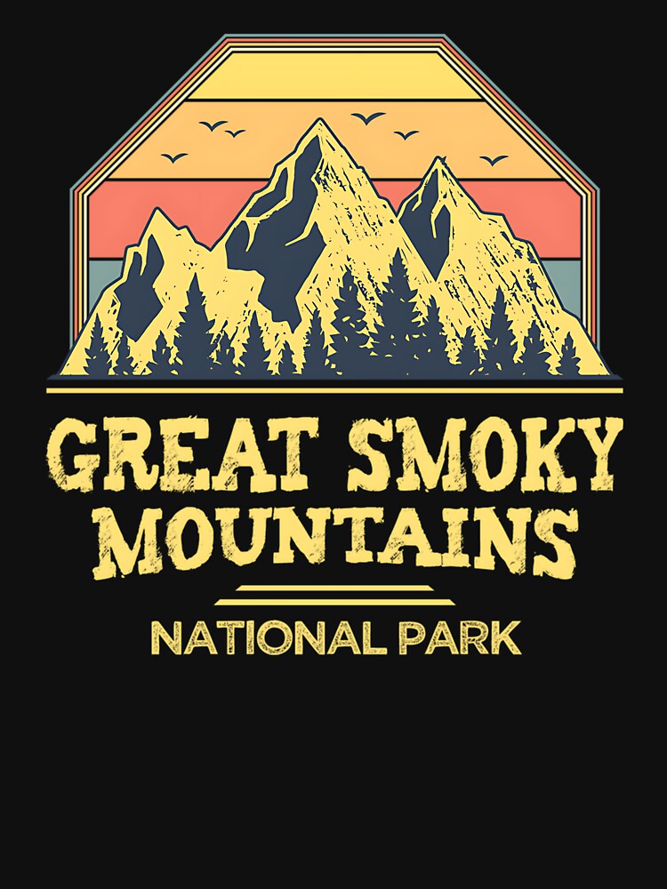 Great Smoky Mountains Vintage National Park Gift by saldcharig