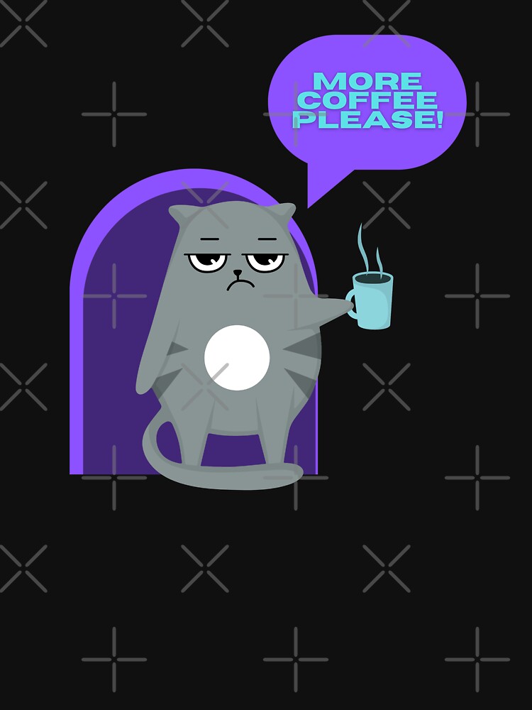 Mr. Cat more coffee please by Mr.  G