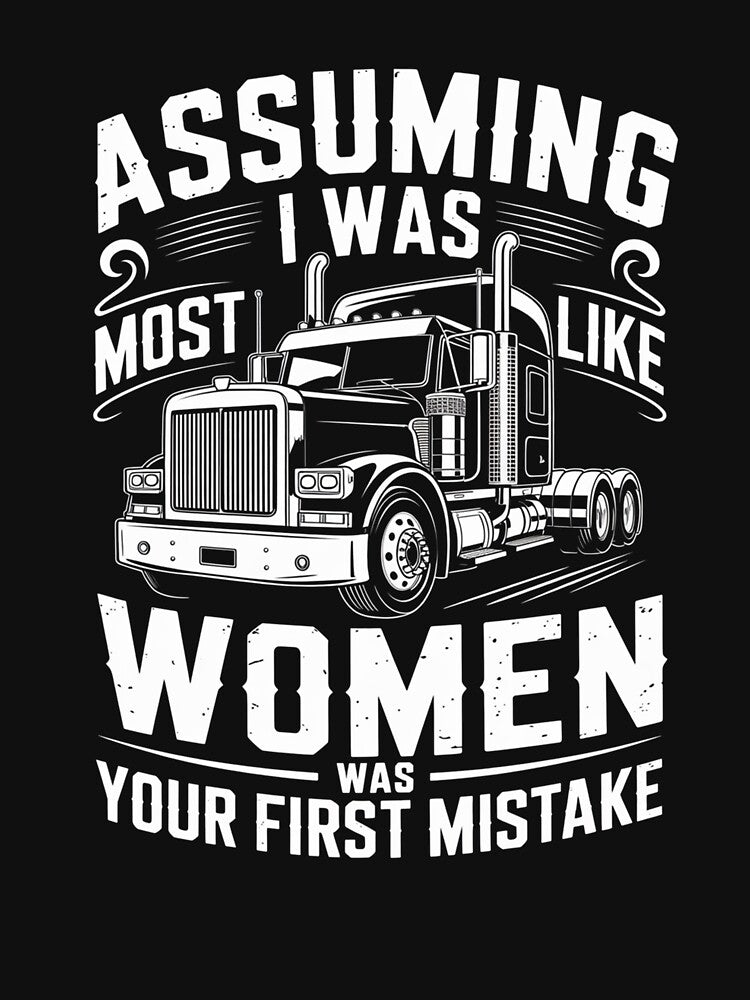 Truck Driver Apparel Woman by johnertullio
