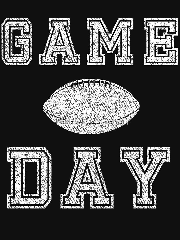 Game Day Football Fans American Football by Tasha McGlashan