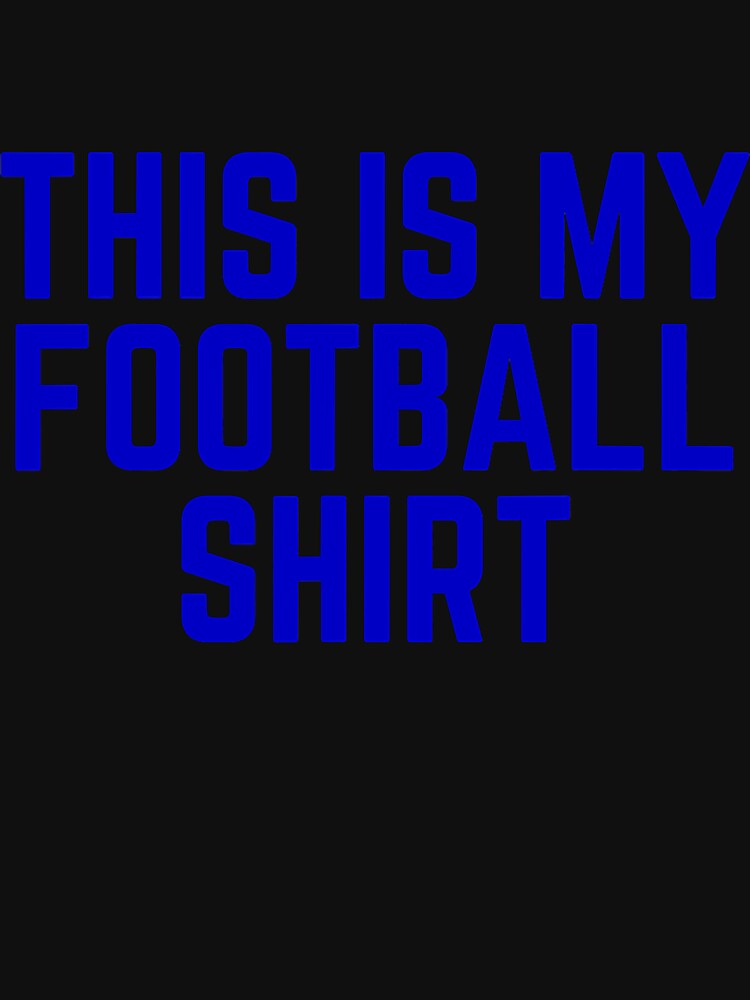 Football Team Colors Blue Game Day by atalia8932