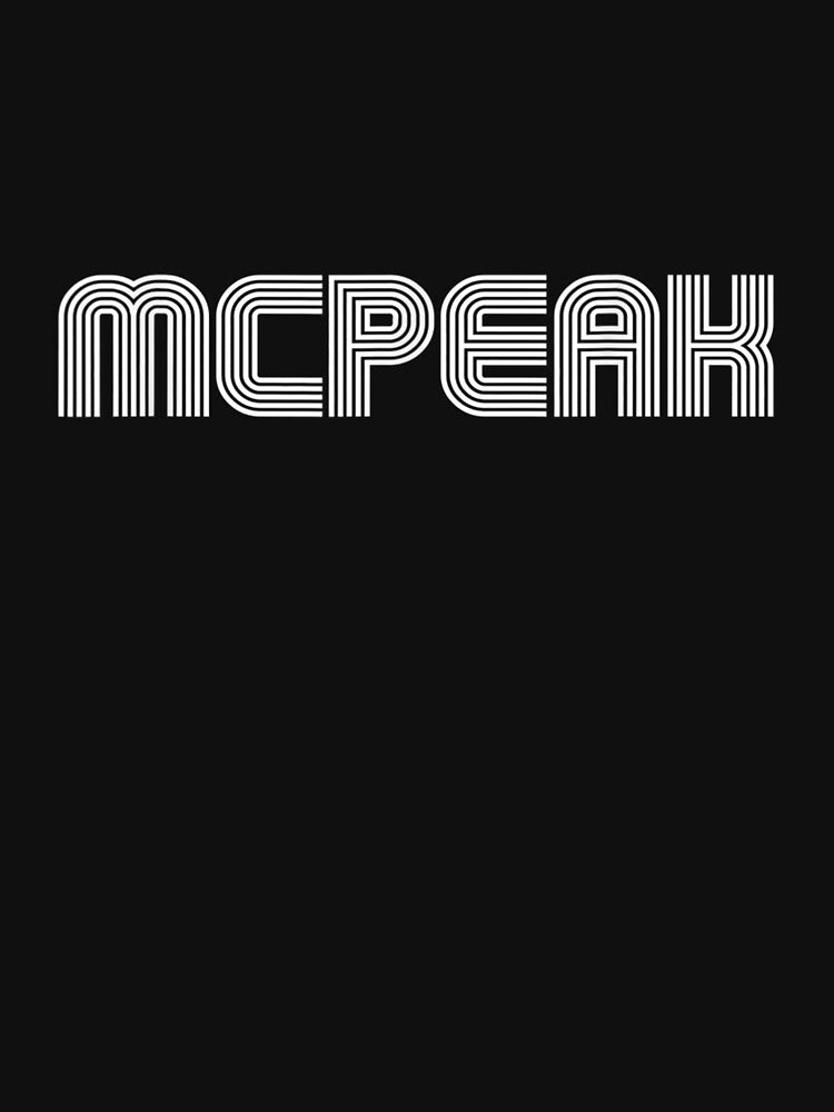 Mcpeak Name Vintage Retro 60s 70s 80s Sport Funny by ninapfvu