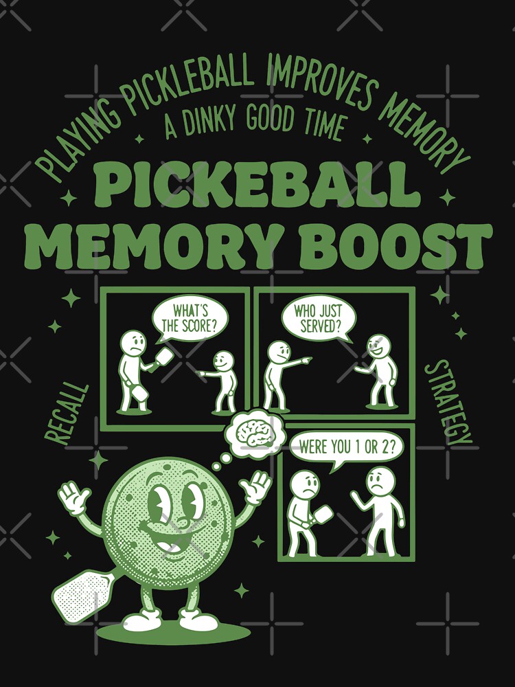 Pickleball Memory Boost Funny Player Love by LuminOrb
