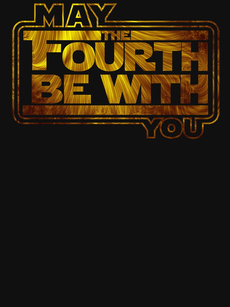 MAY THE FORTH BE WITH YOU GOLD by suleandre452 Unisex