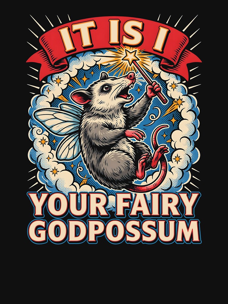 It Is I Your Fairy Godpossum Adorable Possum Meme by Redgiant87x