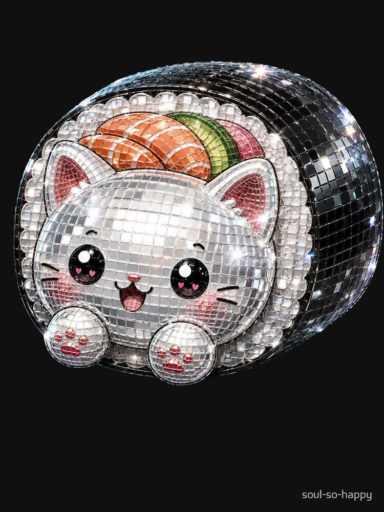Mochi Neko Diamond Sushi Roll by soul-so-happy