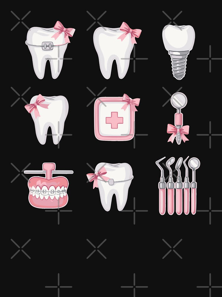 Dentist Dental Hygienist Orthodontist Assistant Teeth Braces Implant by SofiBlair
