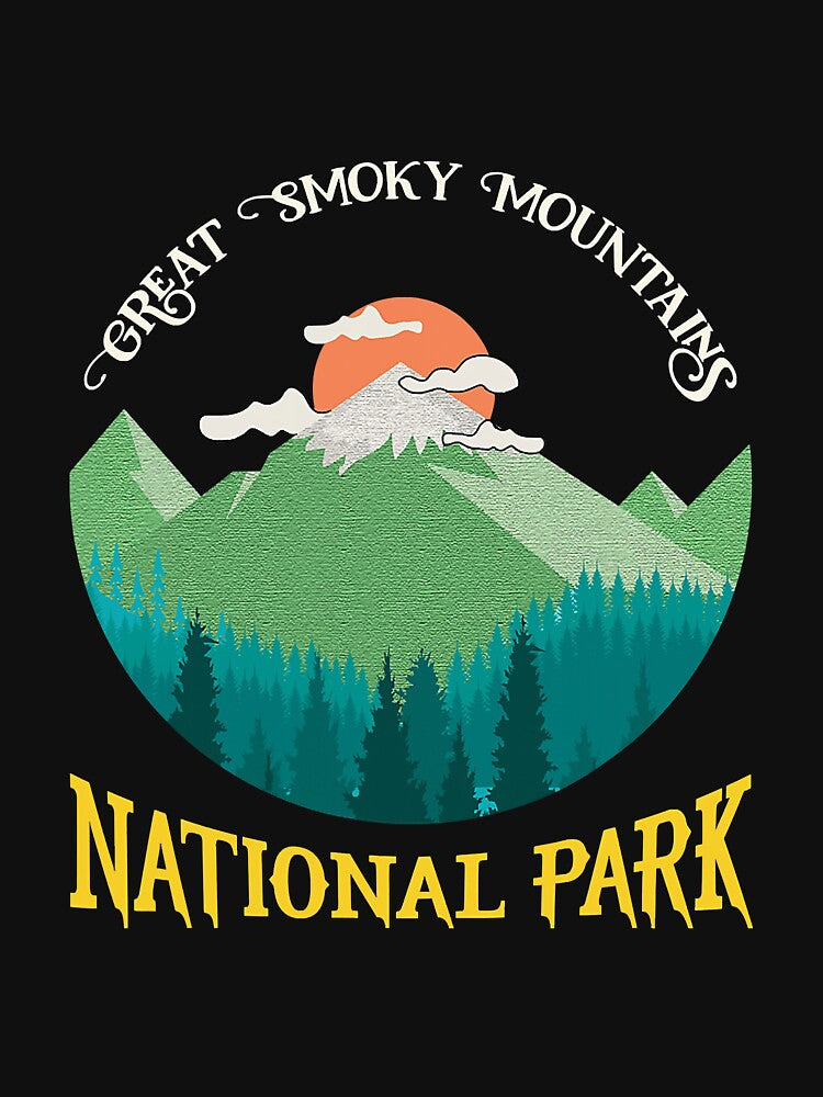 Vintage National Park Retro Smoky by SkyCloudBlue