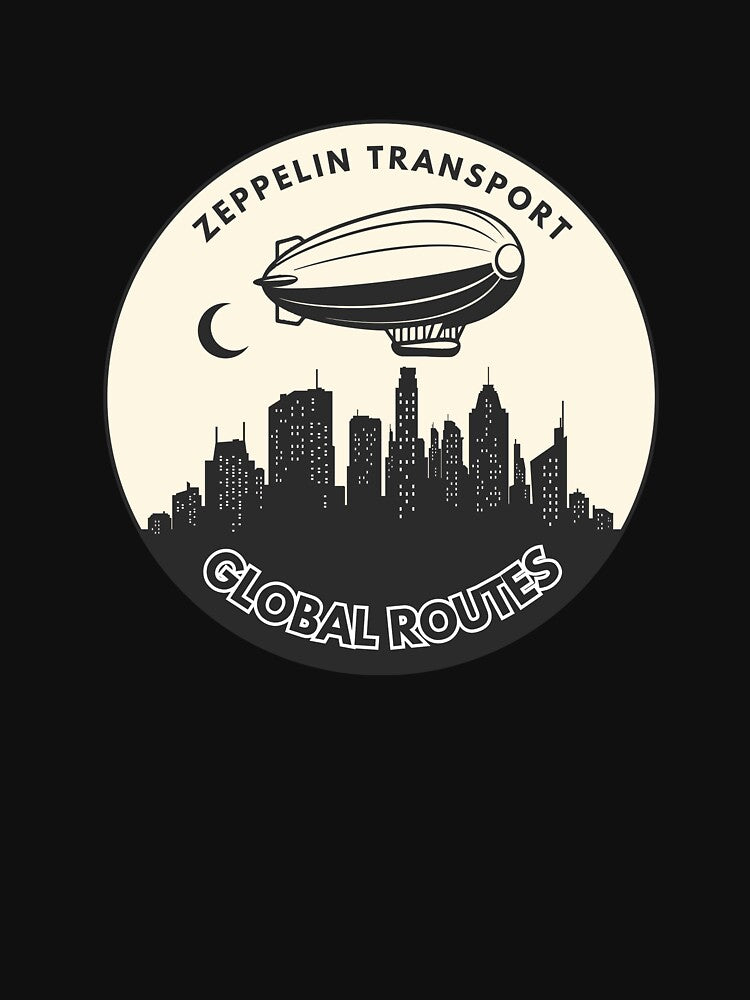 Vintage Zeppelin Transport Aviation Badge by SteCreator