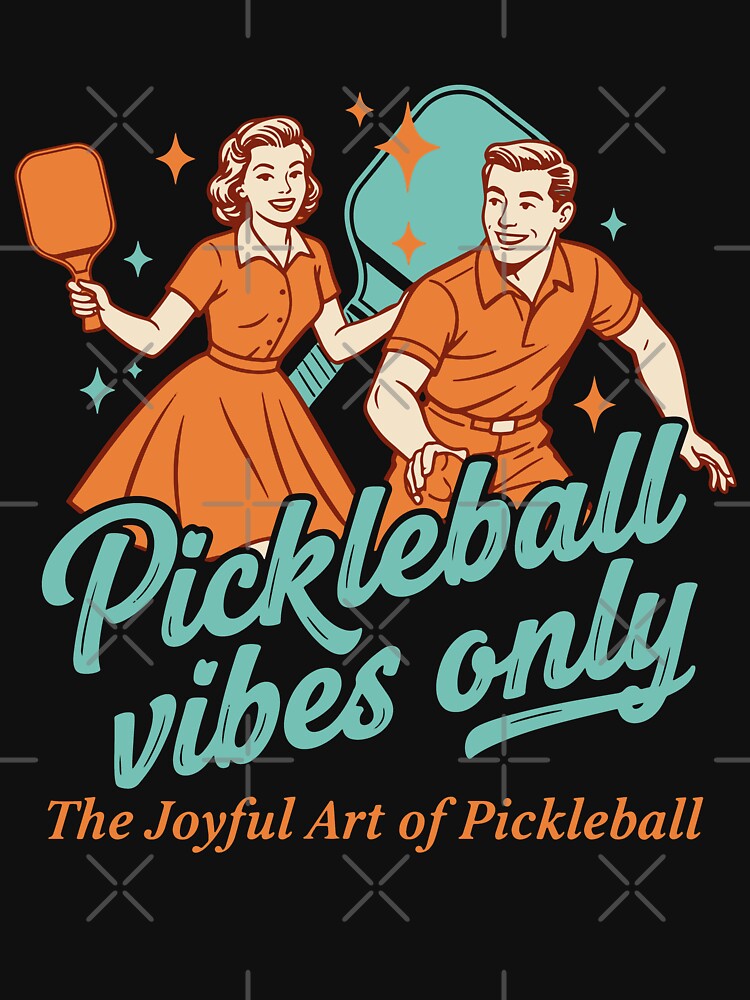 Pickleball Vibes Only Funny Player Pickle Ball by LuminOrb