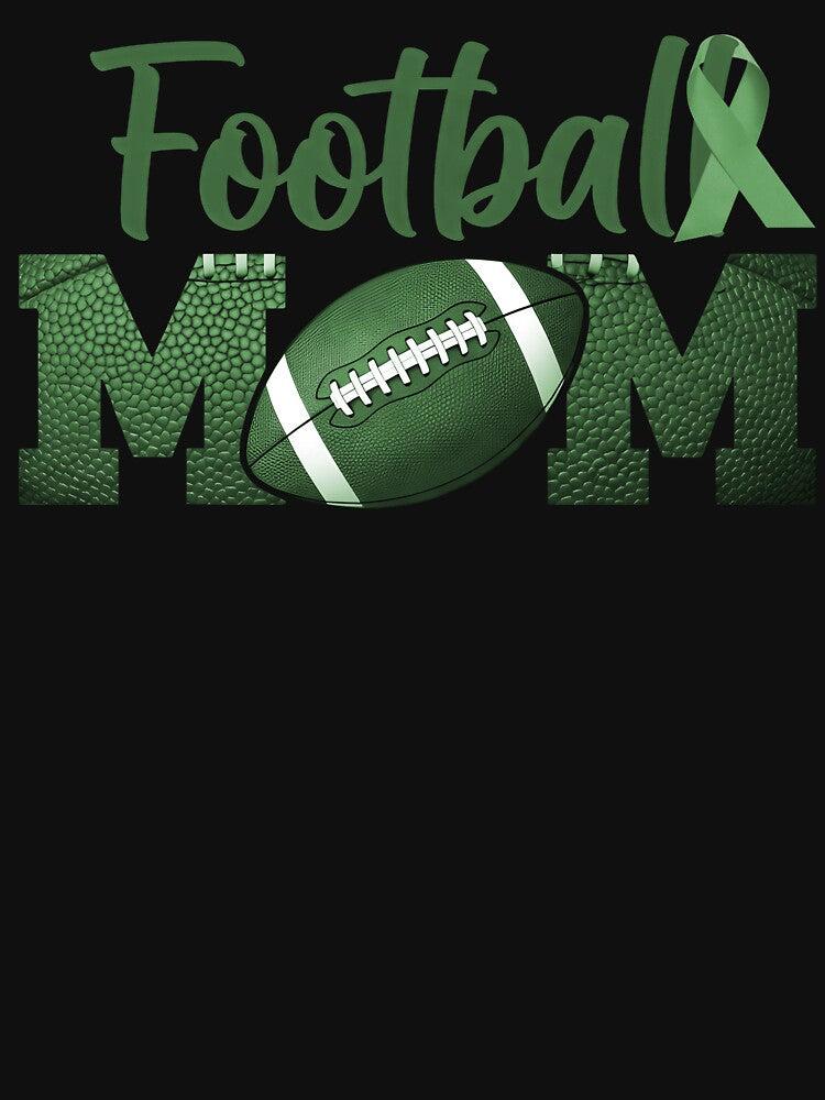 Breast Cancer Awareness Football Mom | Proud Football Mother by FmDesigner87