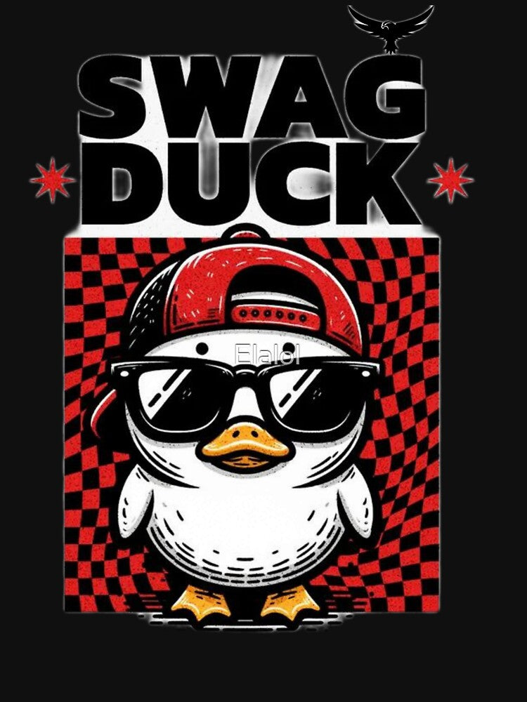 Classic T-shirt with the phrase "Ducks are funny and cute." by Elalol