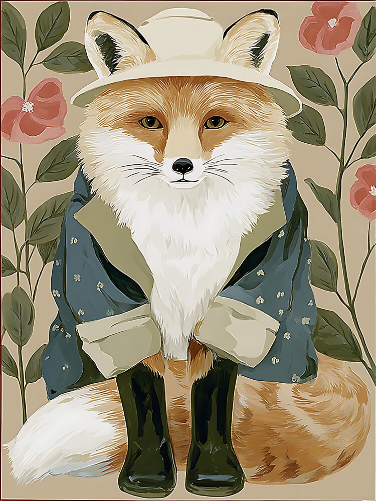 The Cozy Cottagecore Fox by bapupa