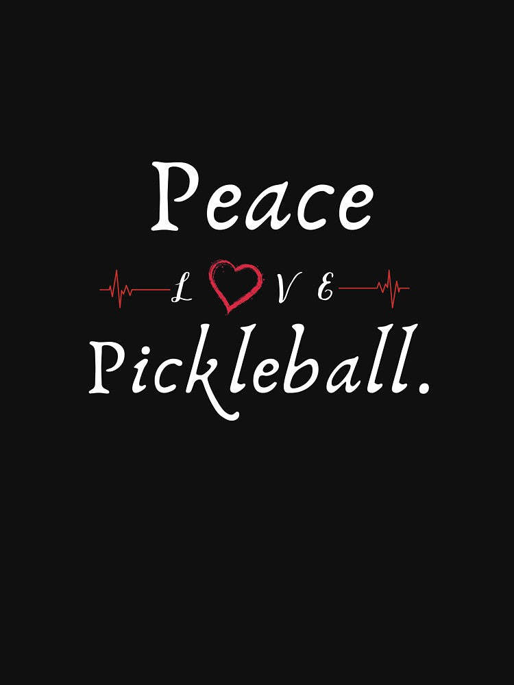 Peace Love Pickleball T-Shirt /  Pickleball Player Shirt /  Pickleball Coach by wasin436