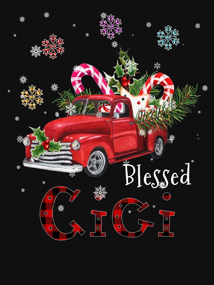 Blessed Cici Christmas Red Truck Gift For Grandma by ainegonza