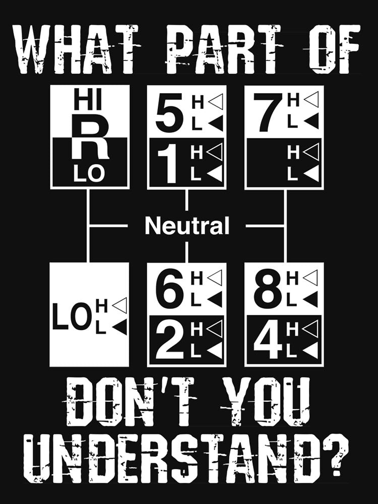Truck Driver Gift 18 Speed What Don't You Understand by perimitoous