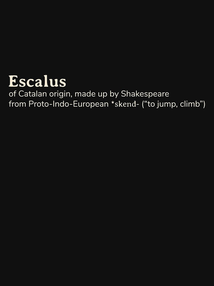 Escalus name etymology by YourNameStory
