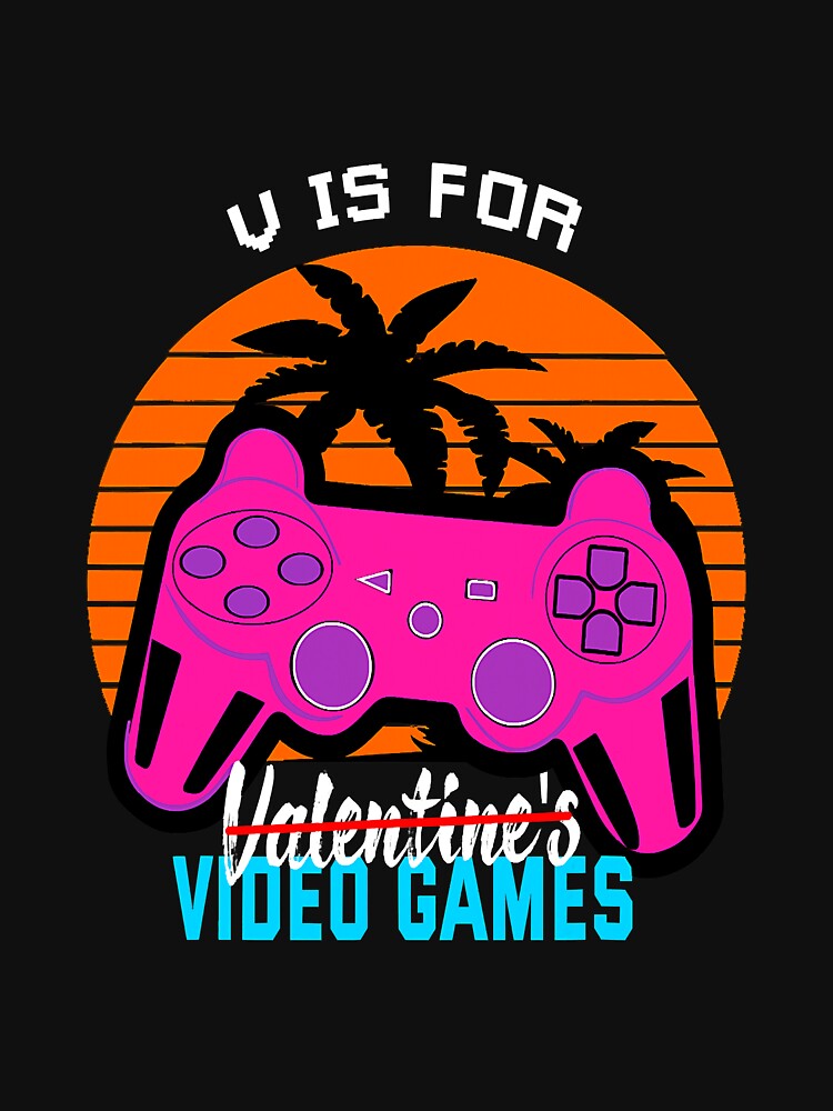 Video Games Valentines Day Funny by SkyCloudBlue