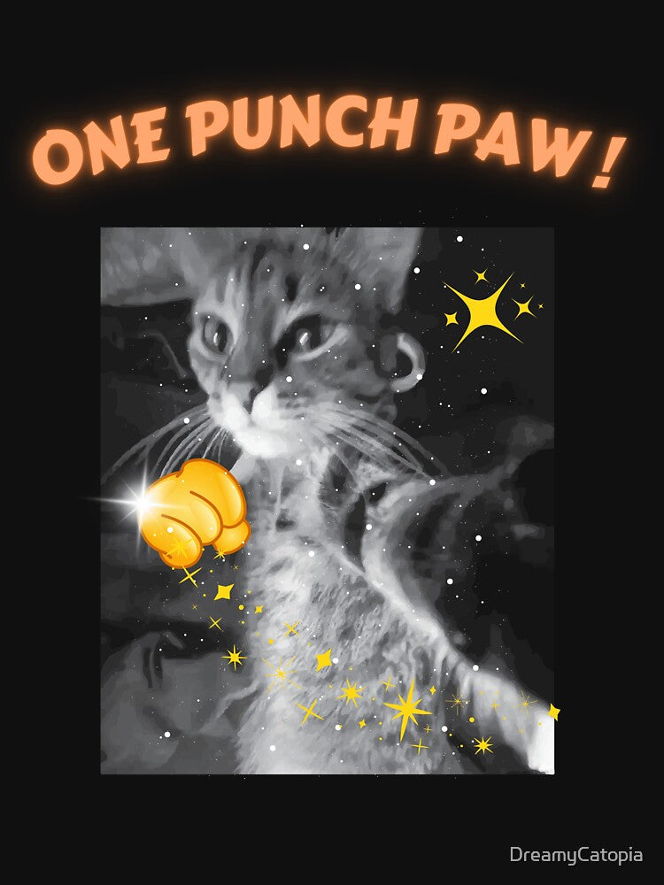 Funny Cat Meme , Paw Power -- Boxing Cat by DreamyCatopia