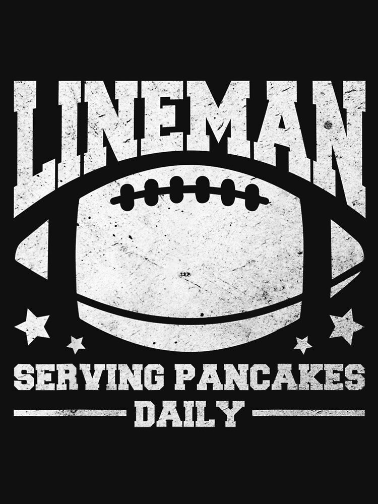 Lineman Serving Pancakes Daily Gift by miann4
