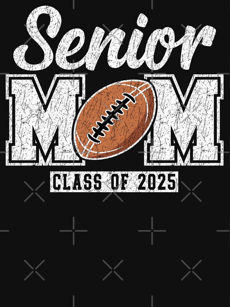 Senior Football Mom Class Of 2025 Senior Mama 2025 by NUMAcreations