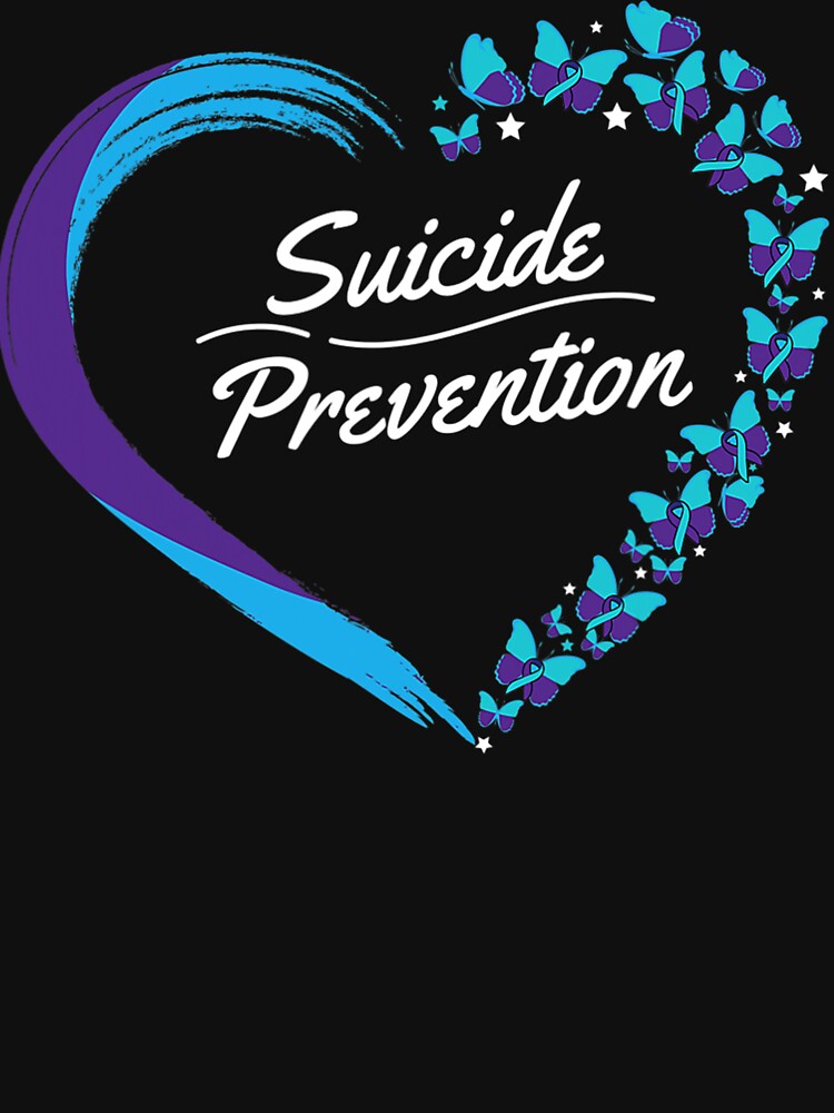 Butterfly Heart Suicide Awareness Mental Health by MaudeKesslon