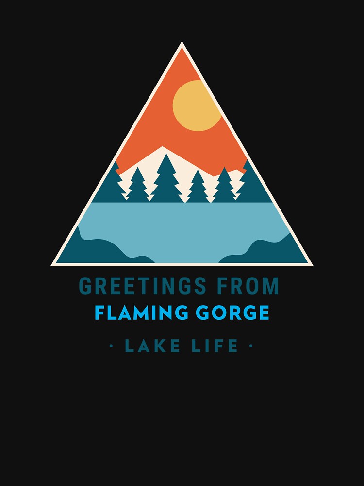 Lake Life - Greetings from Flaming Gorge by ThreadMosaicCo