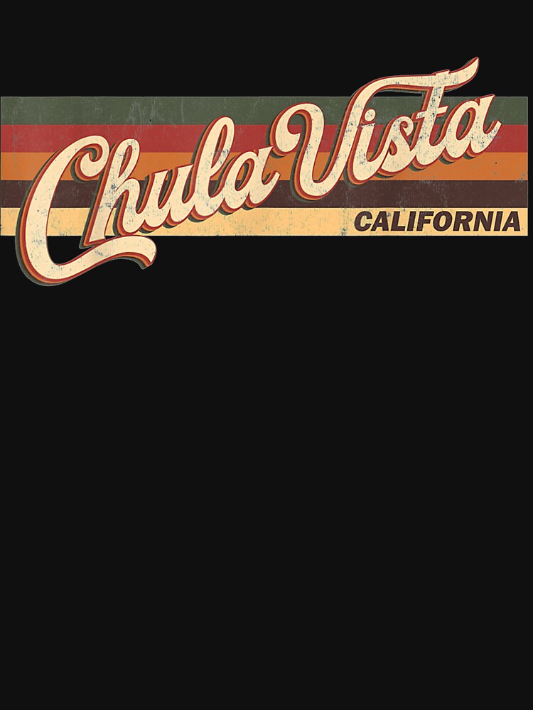 Vintage 80s 70s Chula Vista Retro Chula Vista California by christinero2