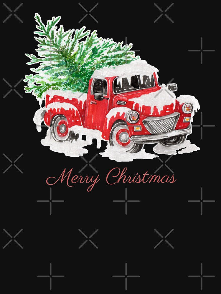 Christmas Truck by MollyJaneArt
