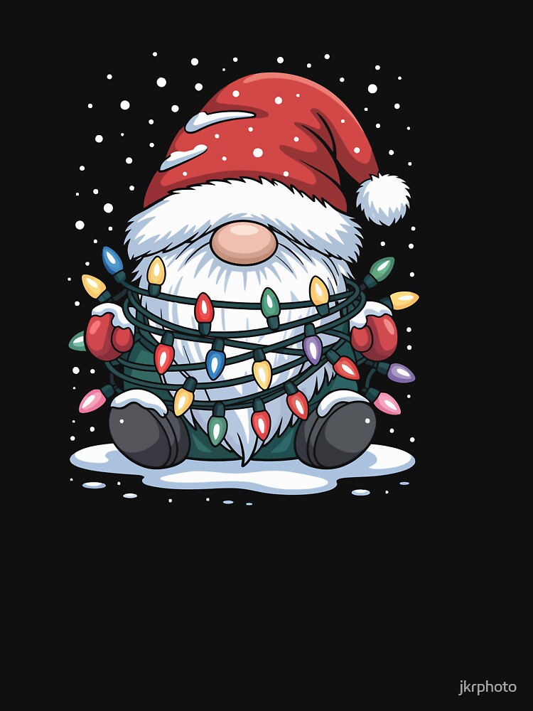 gnomein Christmas lights by jkrphoto