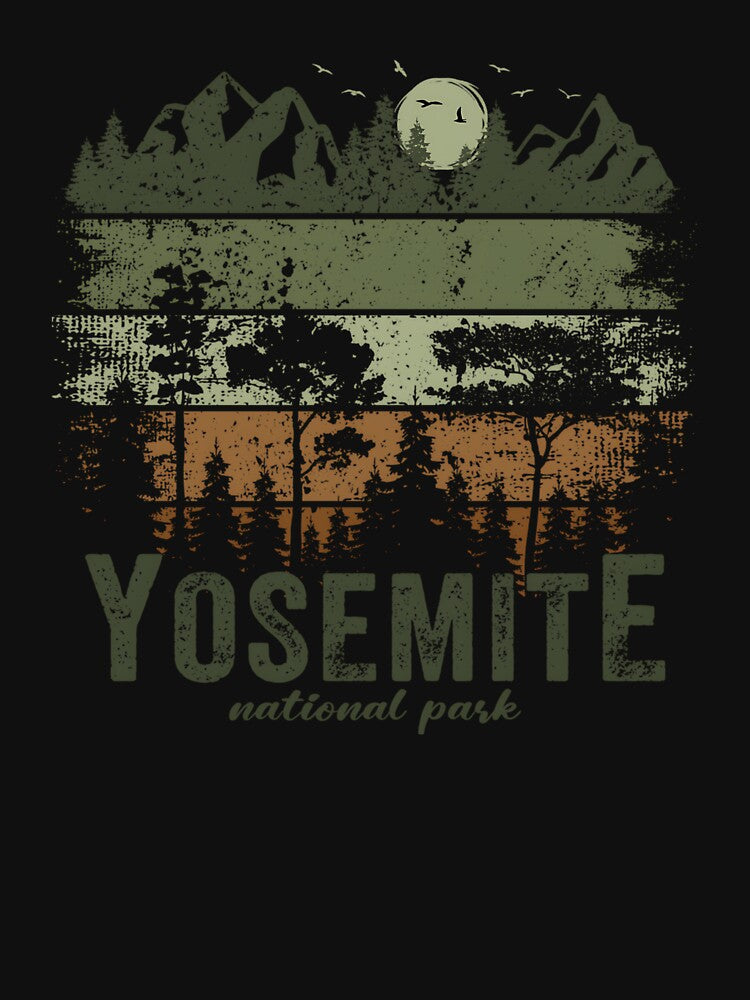 Retro Yosemite National Park US Vintage Yosemite by Vadimwj