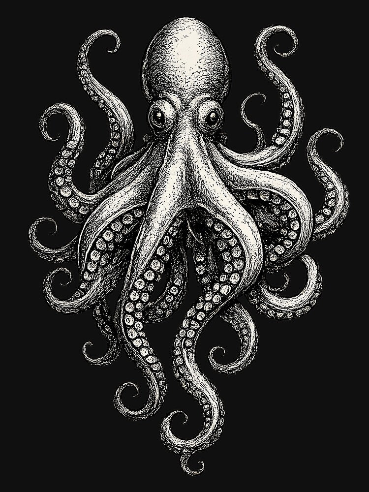 Octopus Spirit – Dark Ocean Aesthetic by FusionRealm