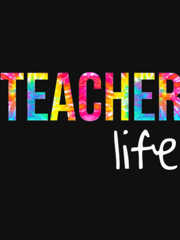 Tie Dye Teacher Life Pocket Back To School Teacher Gifts Premium by lovingfame7825