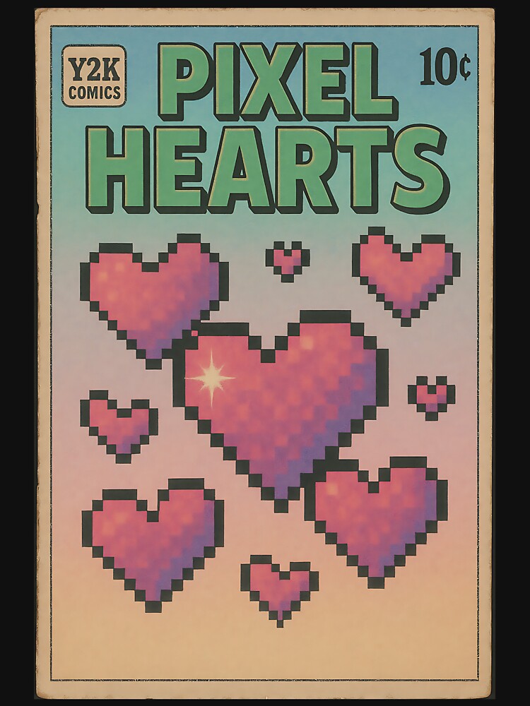 Y2K: Pixel Hearts by bapupa