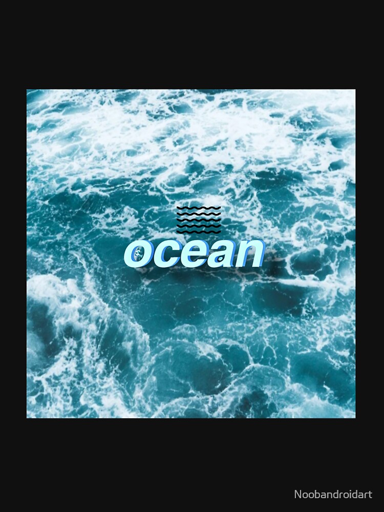 Aesthetic ocean by Noobandroidart